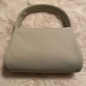 Estée Lauder cream and brown mini bag NWOT